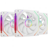 Kit 3 Ventiladores Auxiliar Mf-linkfinity 2 Blanco Mars Gaming